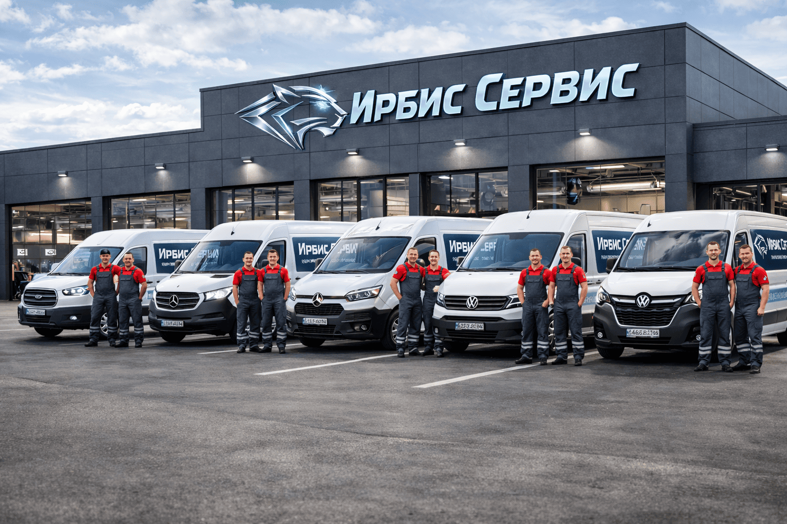 Фон стационарный шиномонтаж
